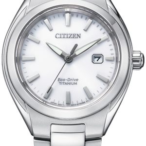 Citizen Damklocka EW2610-80A Titanium Vit/Titan Ø31 mm