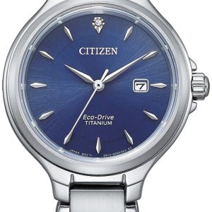 Citizen Damklocka EW2681-81L Eco Drive Blå/Titan Ø31 mm