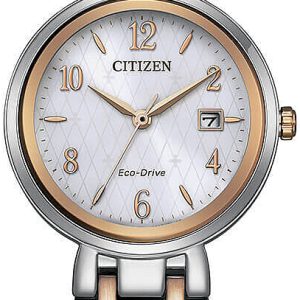 Citizen Damklocka EW2696-84A Dress Silverfärgad/Roséguldstonat