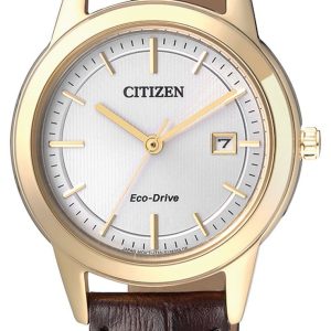 Citizen Damklocka FE1083-02A Silverfärgad/Läder Ø30 mm