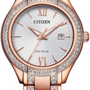 Citizen Damklocka FE1233-52A Silhouette Silverfärgad/Roséguldstonat