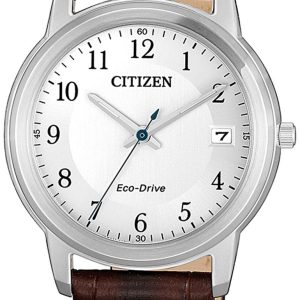 Citizen Damklocka FE6011-14A Vit/Läder Ø33 mm