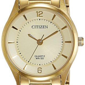 Citizen Dress Damklocka ER0203-85P Champagnefärgad/Gulguldtonat