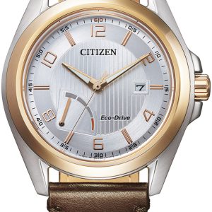 Citizen Elegance Herrklocka AW7056-11A Silverfärgad/Läder Ø43 mm