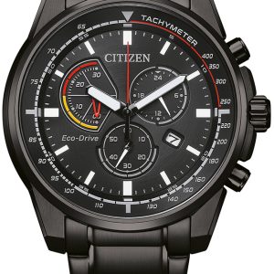 Citizen Herrklocka AT1195-83E Crono Svart/Stål Ø44 mm