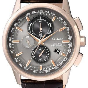 Citizen Herrklocka AT8113-12H Eco Drive 180 Grå/Läder Ø43 mm