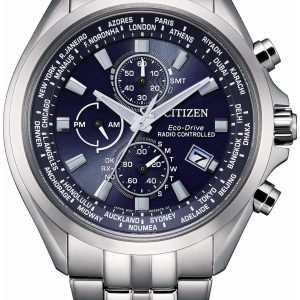 Citizen Herrklocka AT8200-87L Radio Controlled Blå/Stål Ø44 mm