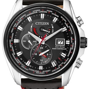 Citizen Herrklocka AT9036-08E Radio Controlled Svart/Läder Ø44 mm