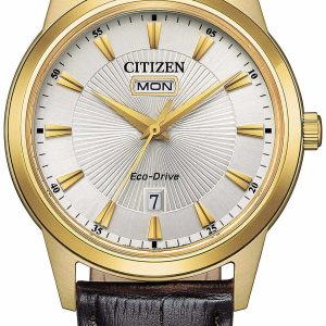 Citizen Herrklocka AW0102-13A Silverfärgad/Läder Ø40 mm