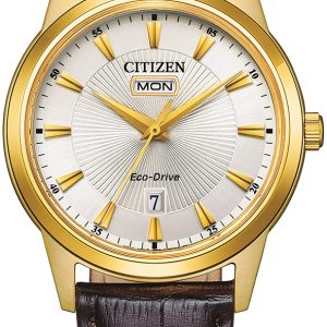 Citizen Herrklocka AW0102-13AE Classic Silverfärgad/Läder Ø40 mm