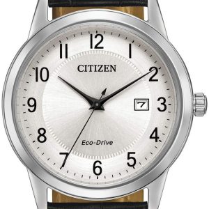 Citizen Herrklocka AW1231-07A Dress Vit/Läder Ø43 mm