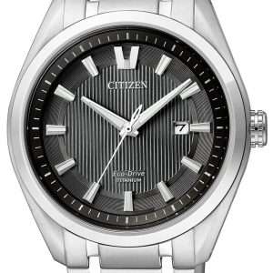 Citizen Herrklocka AW1240-57E Titanium Svart/Titan Ø42 mm