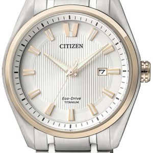 Citizen Herrklocka AW1244-56A Titanium Vit/Titan Ø42 mm