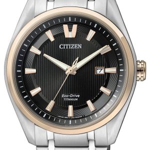 Citizen Herrklocka AW1244-56E Titanium Svart/Titan Ø41 mm