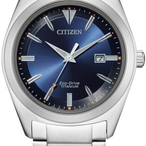 Citizen Herrklocka AW1640-83L Titanium Blå/Titan Ø41 mm