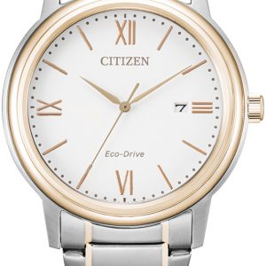 Citizen Herrklocka AW1676-86A Vit/Gulguldtonat stål Ø41.4 mm