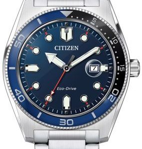 Citizen Herrklocka AW1761-89L Eco Drive Blå/Stål Ø43 mm