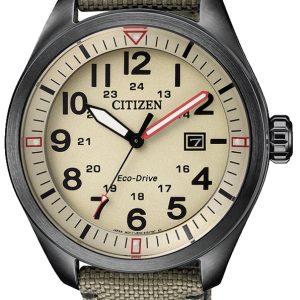 Citizen Herrklocka AW5005-12X Beige/Läder Ø42.6 mm