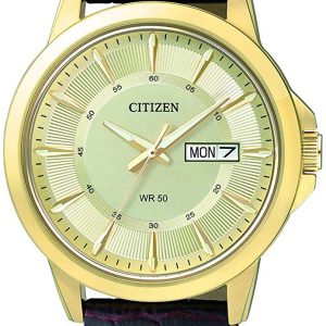 Citizen Herrklocka BF2013-05PE Gulguldstonad/Läder Ø41 mm