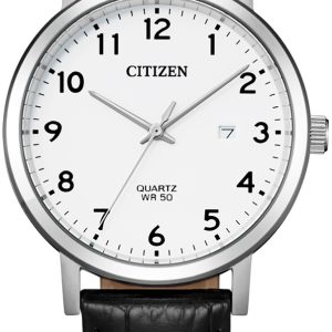 Citizen Herrklocka BI5070-06A Dress Vit/Läder Ø40.5 mm