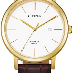 Citizen Herrklocka BI5072-01A Dress Vit/Läder Ø40.5 mm