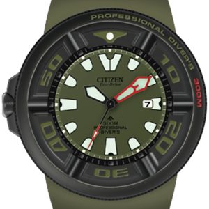 Citizen Herrklocka BJ8057-17X Promaster Grön/Resinplast Ø48 mm