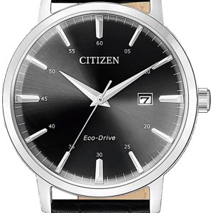 Citizen Herrklocka BM7460-11E Grå/Läder Ø40 mm