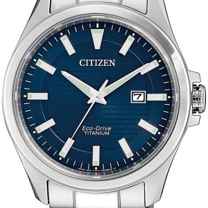 Citizen Herrklocka BM7470-84L Eco Drive 180 Blå/Titan Ø43 mm