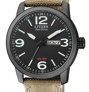 Citizen Herrklocka BM8476-23EE Sport Svart/Textil Ø42 mm