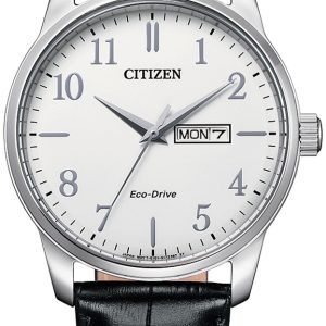 Citizen Herrklocka BM8550-14AE Eco Drive 180 Silverfärgad/Läder