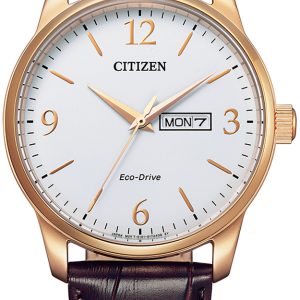 Citizen Herrklocka BM8553-16AE Eco Drive 180 Vit/Läder Ø41.8 mm