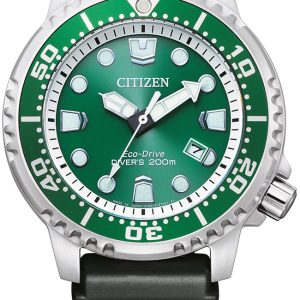 Citizen Herrklocka BN0158-18X Grön/Gummi Ø44 mm