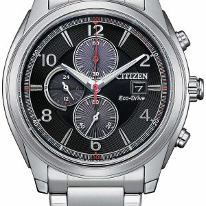 Citizen Herrklocka CA0671-82E Chrono Sport Svart/Stål Ø43 mm