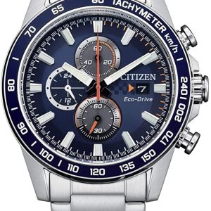 Citizen Herrklocka CA0781-84L Chrono Racing Blå/Stål Ø44 mm