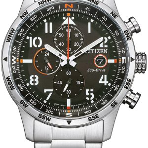 Citizen Herrklocka CA0790-83E Chrono Sport Svart/Stål Ø43 mm