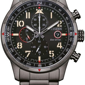 Citizen Herrklocka CA0797-84E Chrono Sport Svart/Stål Ø43 mm