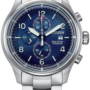 Citizen Herrklocka CA0810-88L Titanium Blå/Titan Ø44 mm