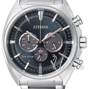 Citizen Herrklocka CA4280-53L Chrono Blå/Stål Ø43 mm