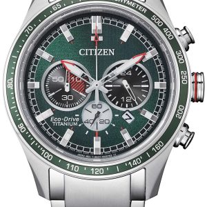 Citizen Herrklocka CA4497-86X Titanium Grön/Titan Ø43 mm