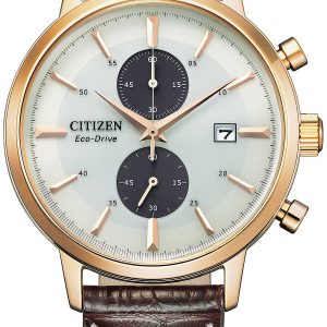 Citizen Herrklocka CA7063-12A Classic Beige/Läder Ø42 mm