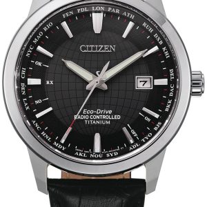 Citizen Herrklocka CB0190-17E Radio Controlled Svart/Läder Ø43 mm