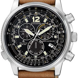 Citizen Herrklocka CB5860-27E Svart/Läder Ø43 mm