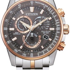 Citizen Herrklocka CB5886-58H Grå/Roséguldstonat stål Ø43 mm