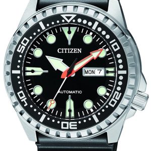 Citizen Herrklocka NH8380-15EE Svart/Gummi Ø46 mm