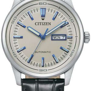 Citizen Herrklocka NH8400-10AE Silverfärgad/Läder Ø42 mm