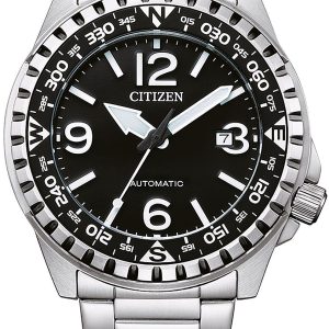 Citizen Herrklocka NJ2190-85E Mechanical Field Svart/Stål Ø46 mm