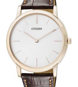 Citizen Leather Herrklocka AR1113-04A Vit/Läder Ø39 mm