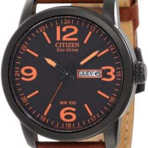 Citizen Leather Herrklocka BM8475-26E Svart/Läder Ø42 mm