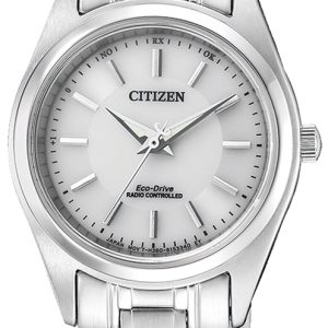 Citizen Radio Controlled Damklocka ES4030-84A Vit/Stål Ø27.3 mm