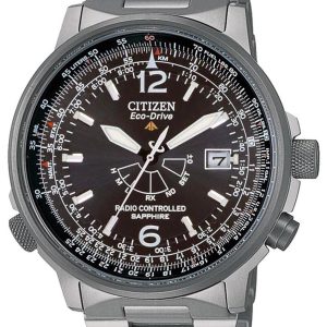 Citizen Radio Controlled Herrklocka AS2031-57E Svart/Titan Ø42 mm